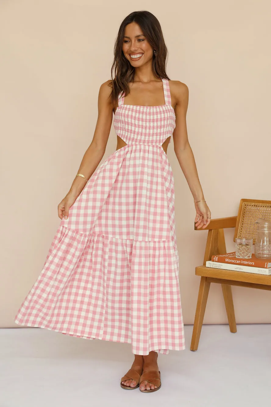 Head In The Clouds Maxi Dress Pink sold by Fortunate One product image thumbnail 2