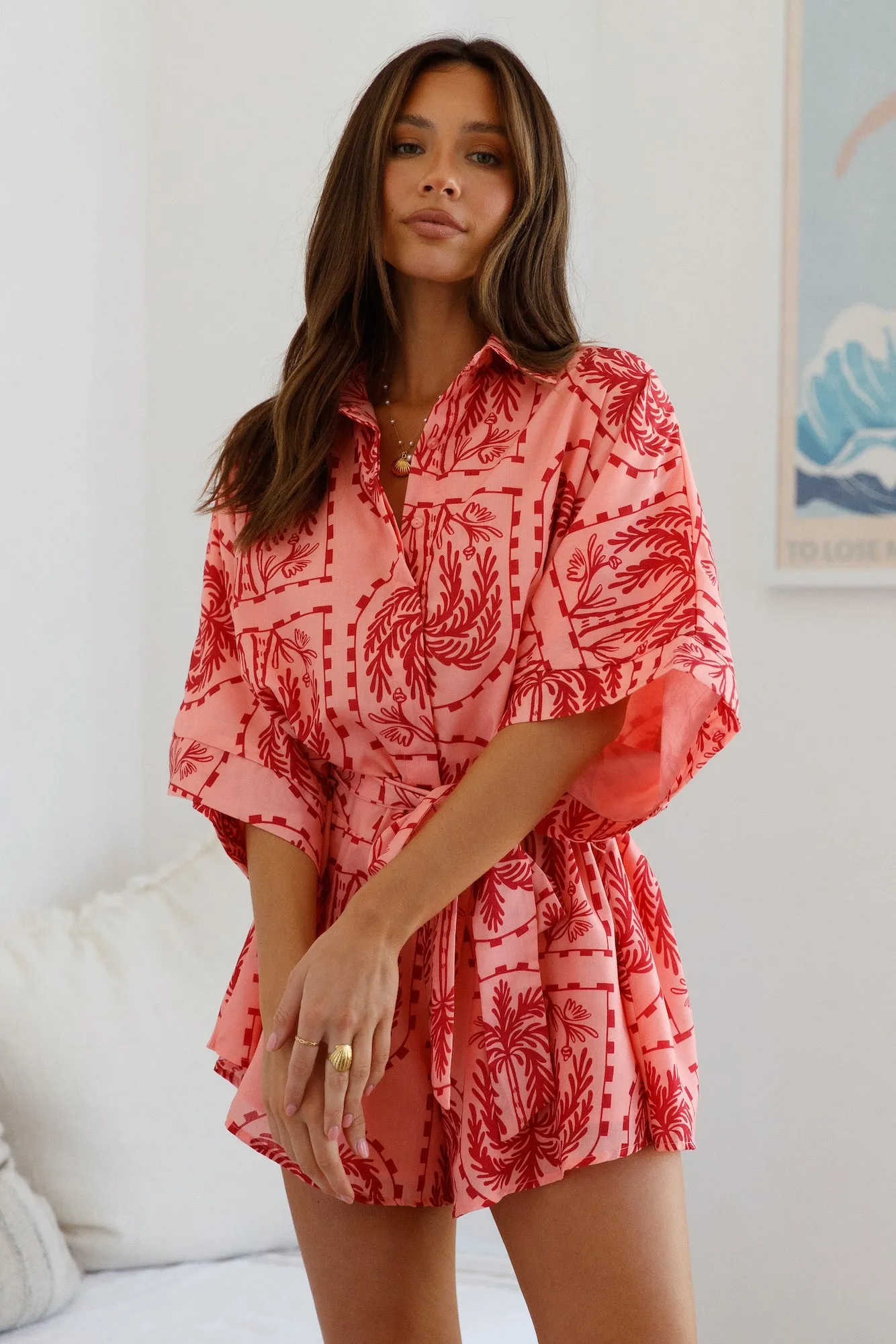 Sending Felicitations Romper Red sold by Fortunate One