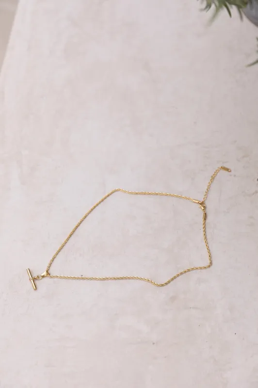 18 Gold Plated Find You Necklace Gold sold by Fortunate One