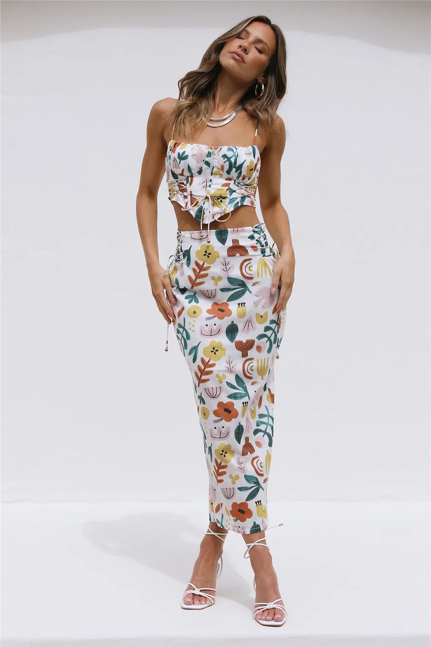 Let's Dance Maxi Skirt Multi sold by Fortunate One