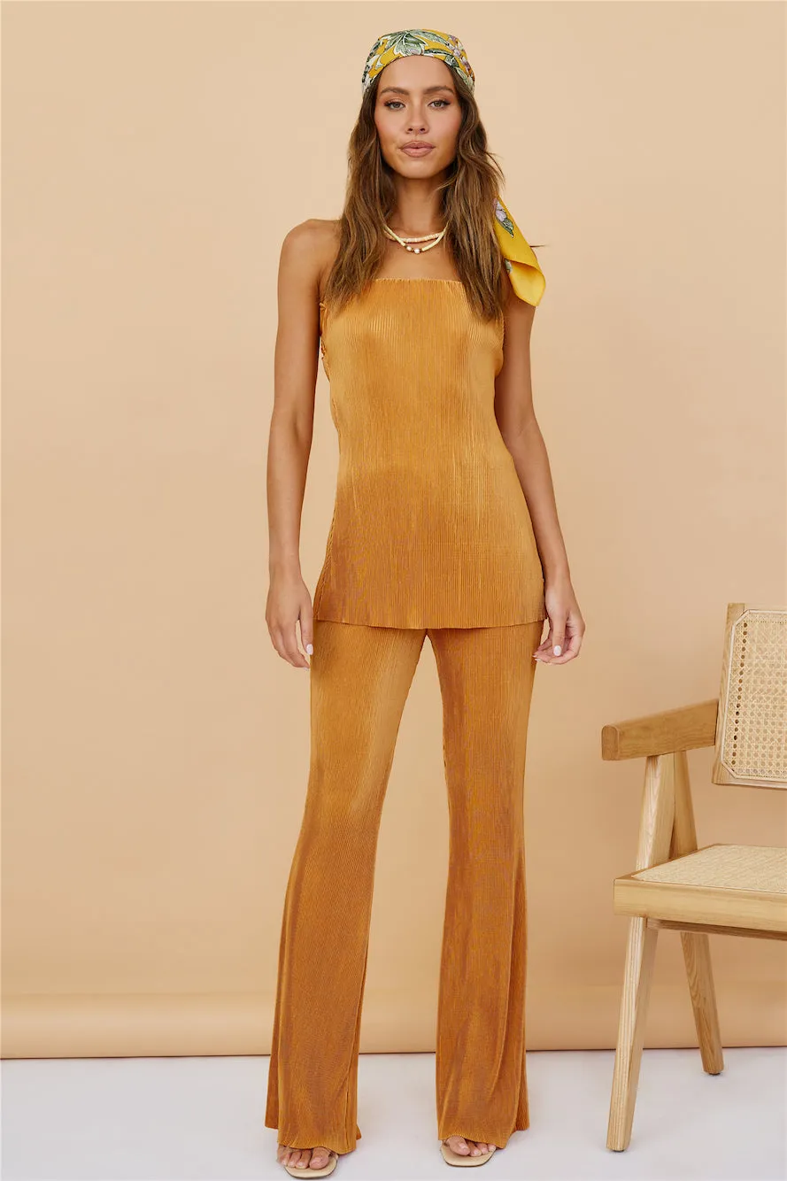 Clear Reason Pants Orange sold by Fortunate One product image thumbnail 2