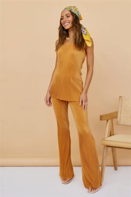 Clear Reason Pants Orange sold by Fortunate One