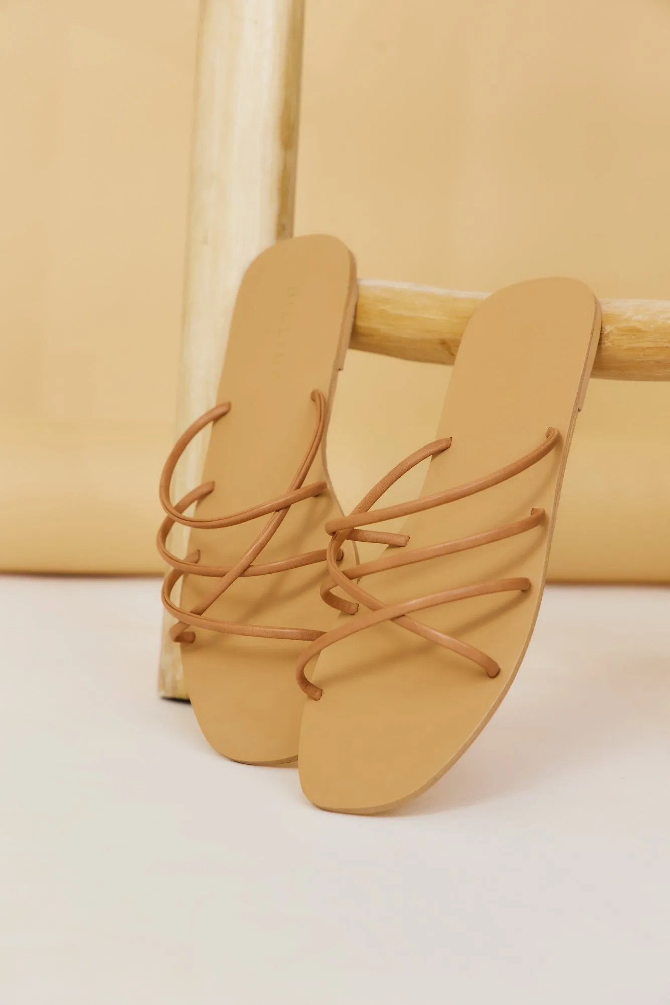 BILLINI Winola Slides Sugar Brown sold by Fortunate One product image thumbnail 5