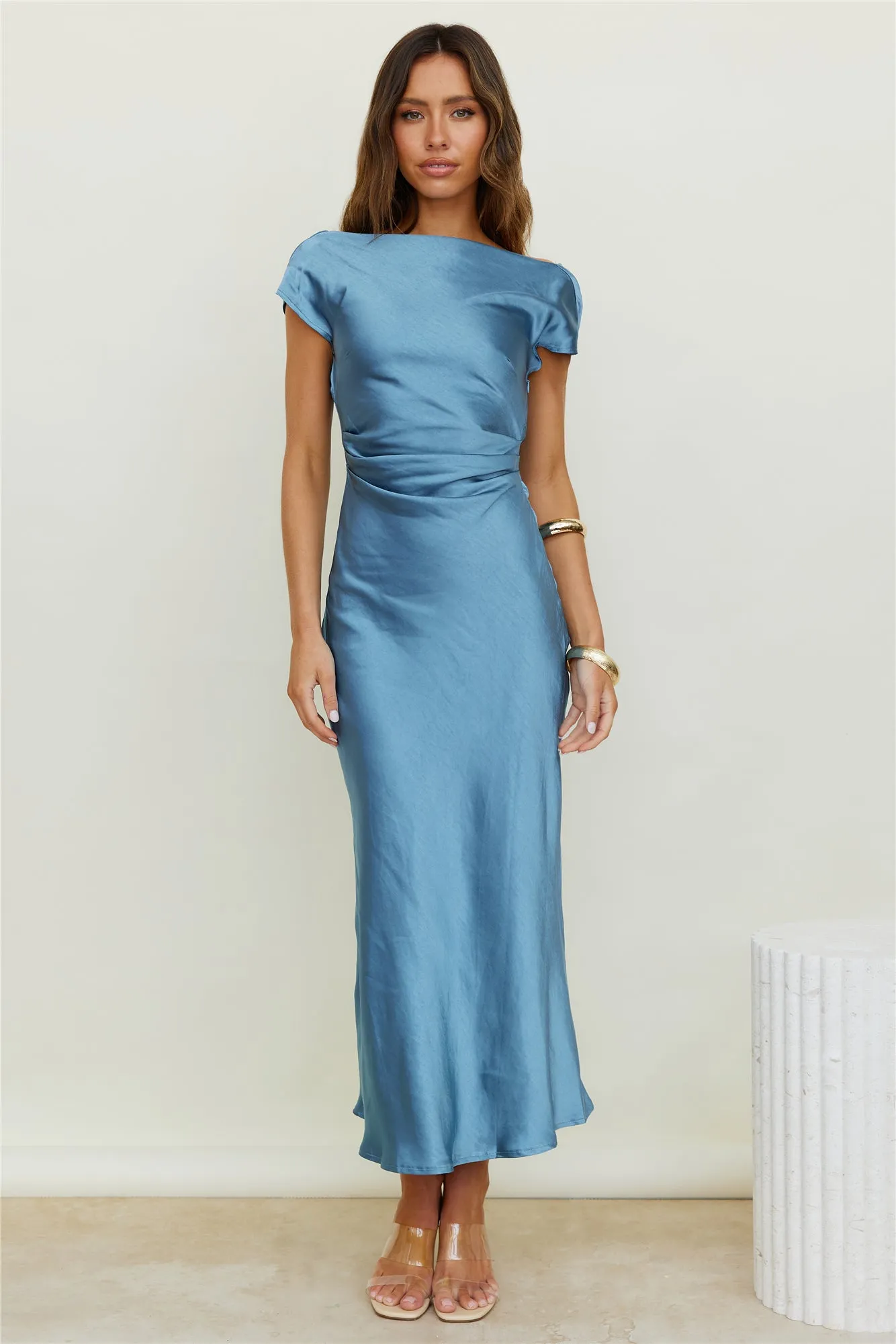 Siren Melody Maxi Dress Blue sold by Fortunate One product image thumbnail 5
