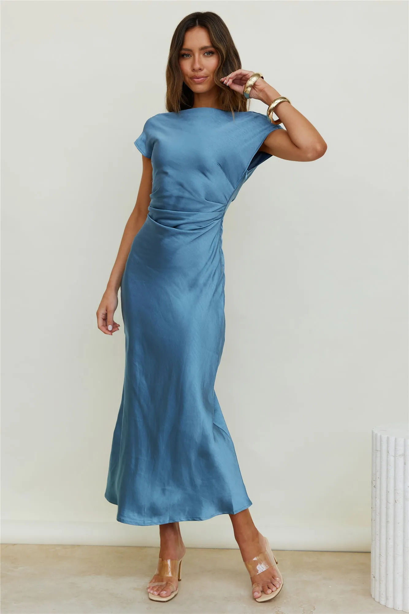 Siren Melody Maxi Dress Blue sold by Fortunate One product image thumbnail 2