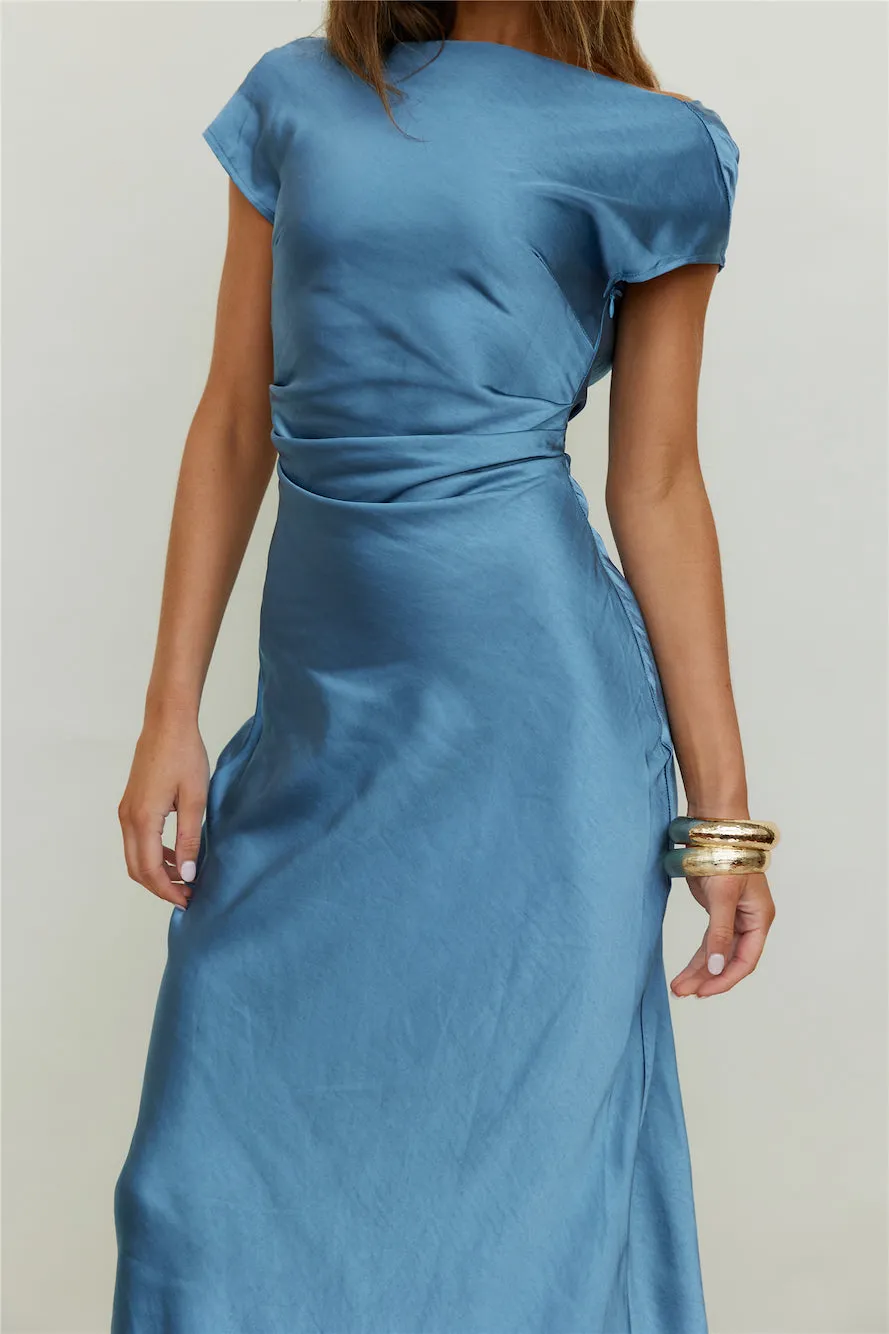 Siren Melody Maxi Dress Blue sold by Fortunate One product image thumbnail 3