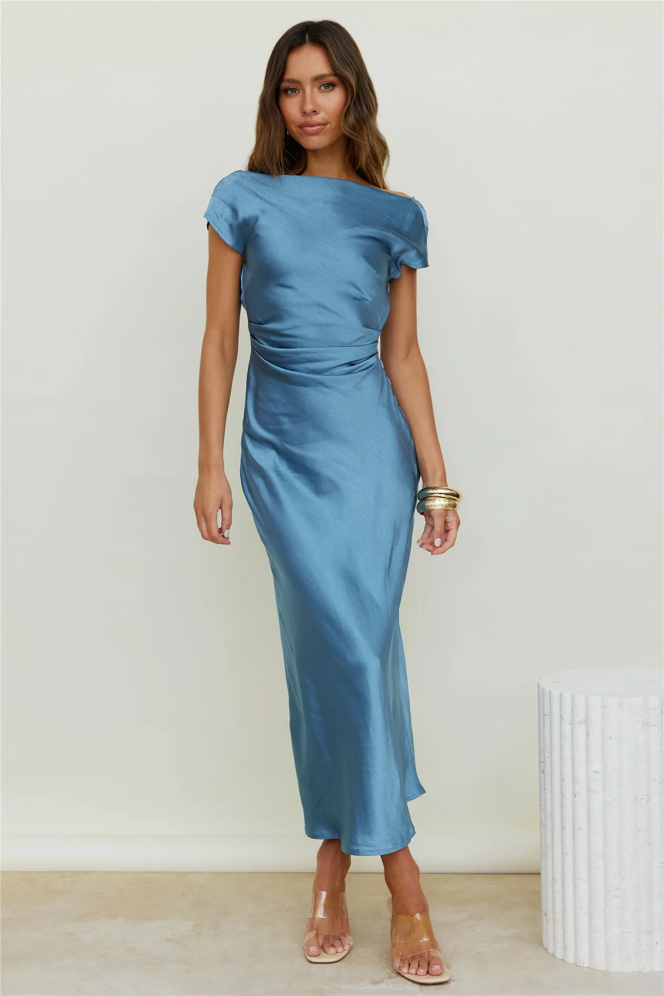 Siren Melody Maxi Dress Blue sold by Fortunate One