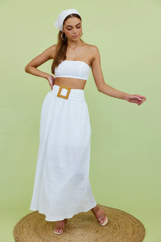 Hundred Years Maxi Skirt White sold by Fortunate One product image thumbnail 2