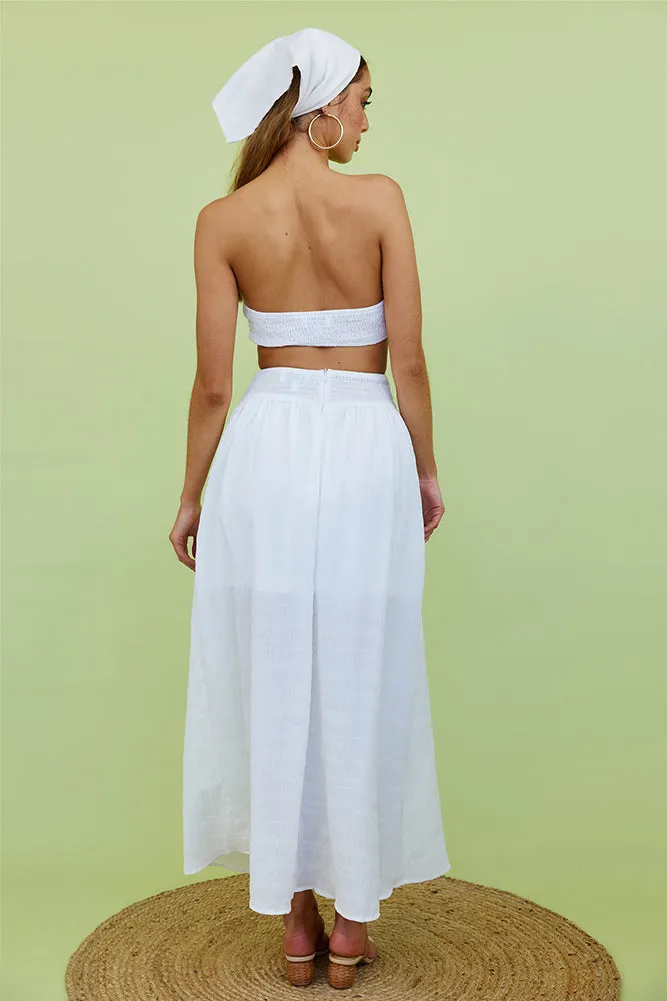 Hundred Years Maxi Skirt White sold by Fortunate One product image thumbnail 4