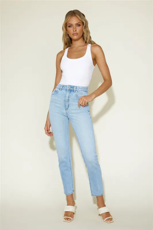 ABRAND A 94' High Slim Francis Organic Vintage Blue sold by Fortunate One