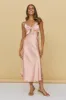 Midnight Dreamer Maxi Dress Rose sold by Fortunate One