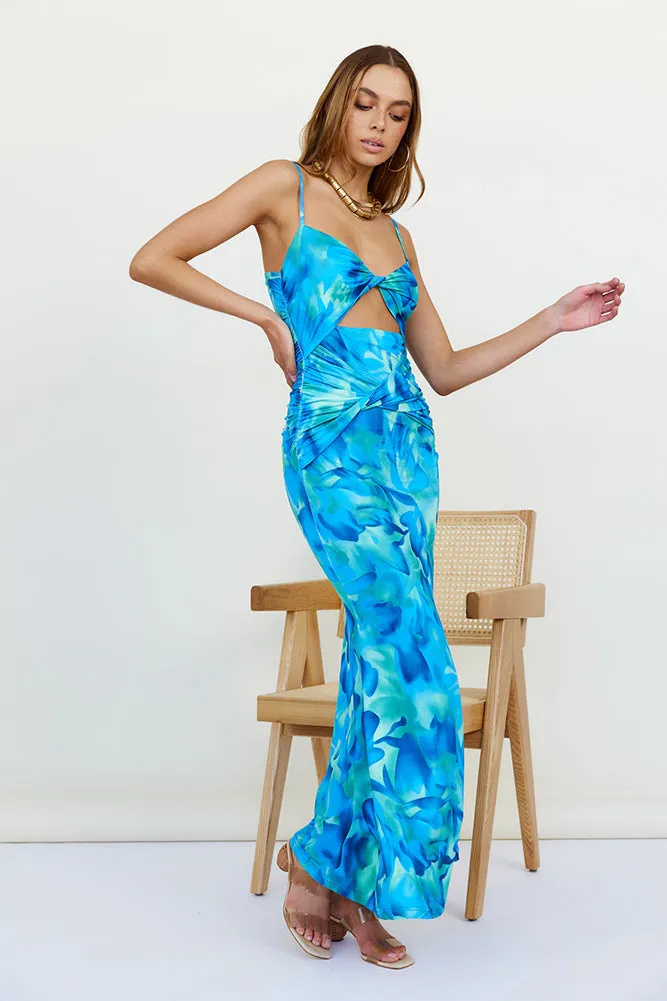 Earn My Love Maxi Dress Blue sold by Fortunate One product image thumbnail 3