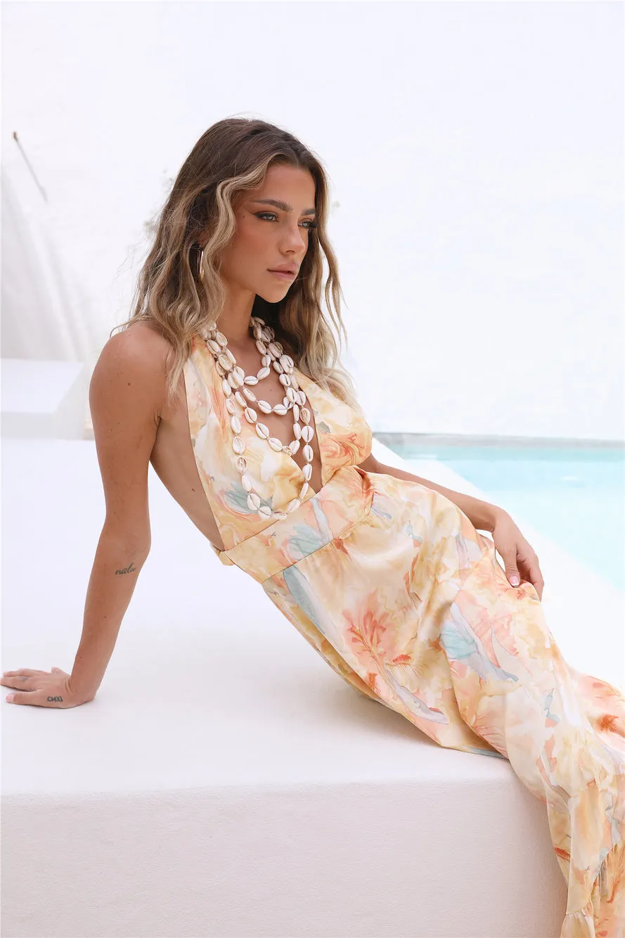 Time Passing Maxi Dress Yellow sold by Fortunate One product image thumbnail 2