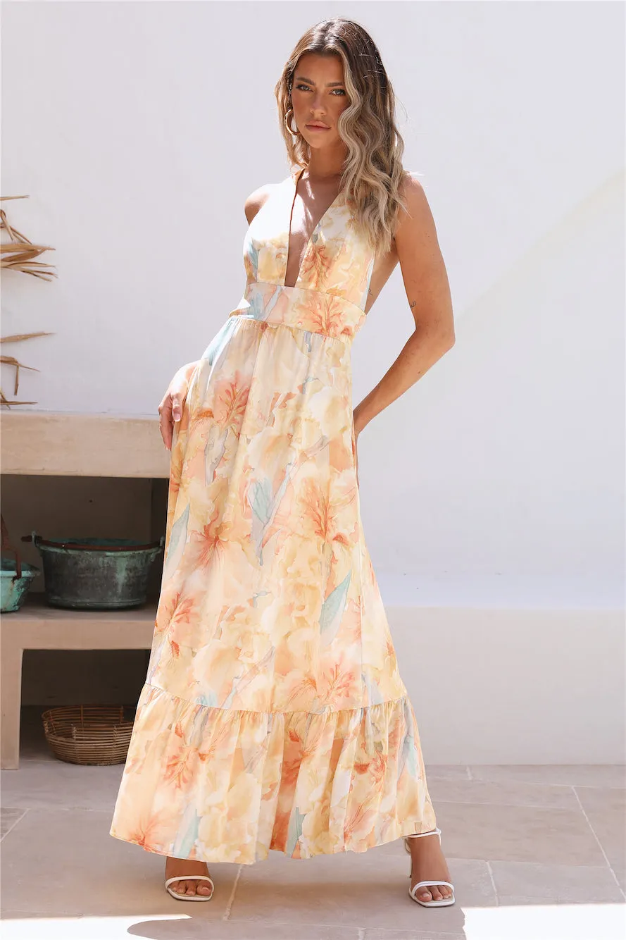 Time Passing Maxi Dress Yellow sold by Fortunate One product image thumbnail 3