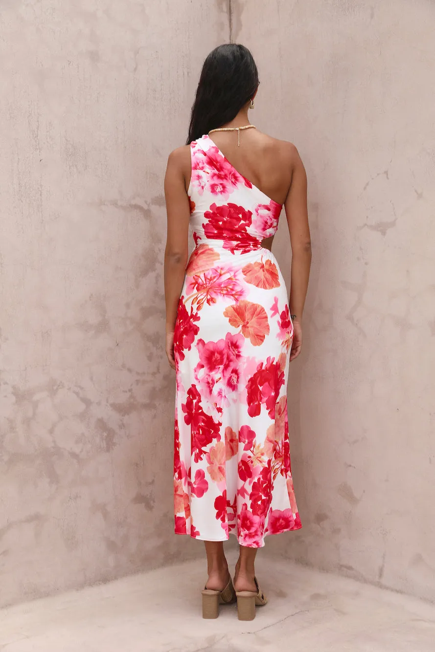 Flowers In Your Hair Maxi Dress Pink sold by Fortunate One product image thumbnail 5