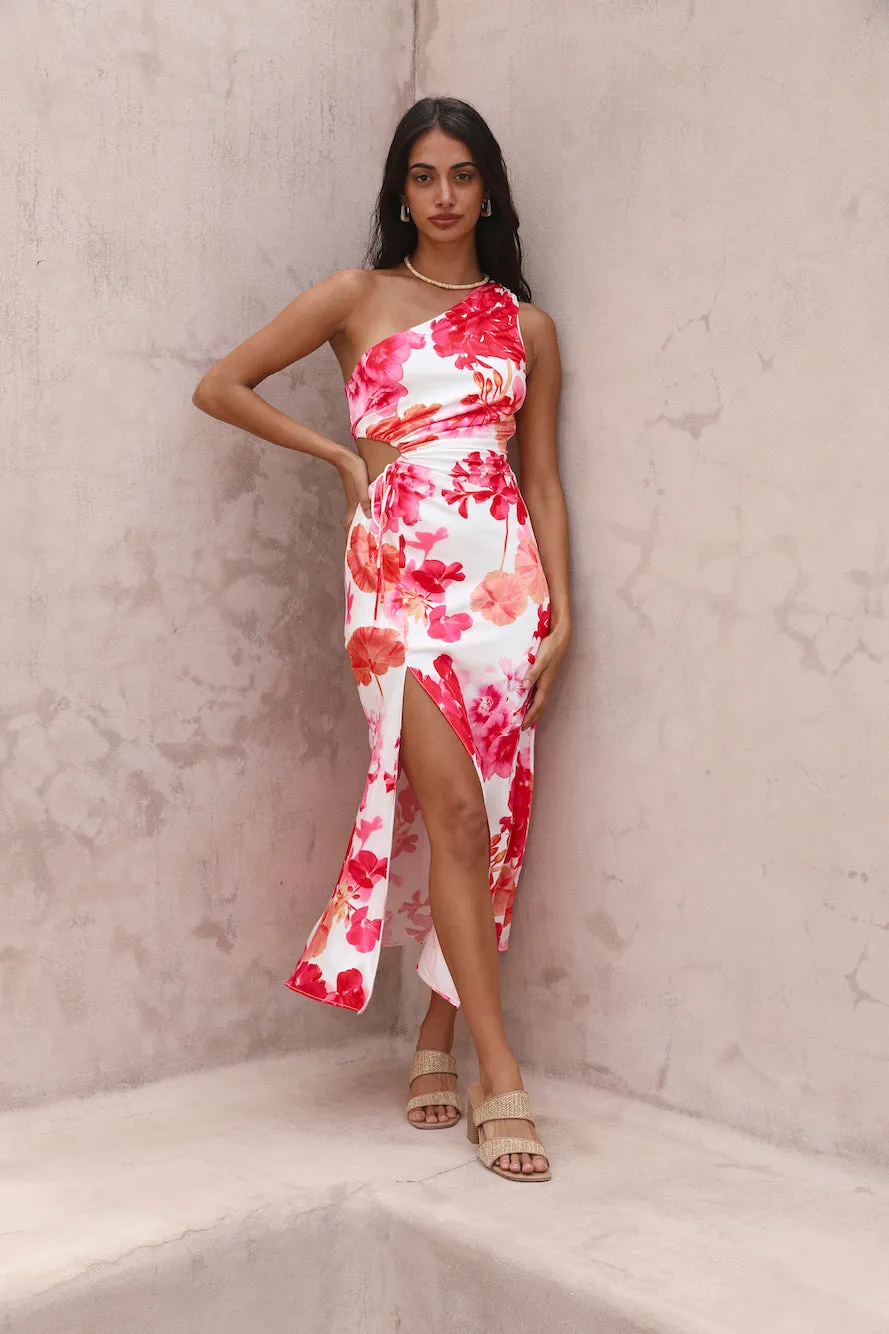 Flowers In Your Hair Maxi Dress Pink sold by Fortunate One product image thumbnail 2