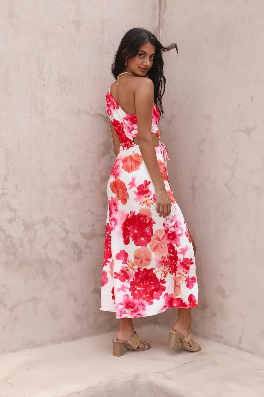 Flowers In Your Hair Maxi Dress Pink sold by Fortunate One product image thumbnail 4