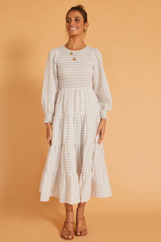 Myself Maxi Dress Beige sold by Fortunate One