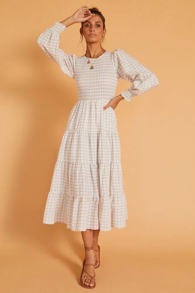 Myself Maxi Dress Beige sold by Fortunate One product image thumbnail 2