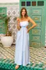 HELLO MOLLY Should We Go Maxi Dress Blue sold by Fortunate One