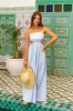 HELLO MOLLY Should We Go Maxi Dress Blue sold by Fortunate One