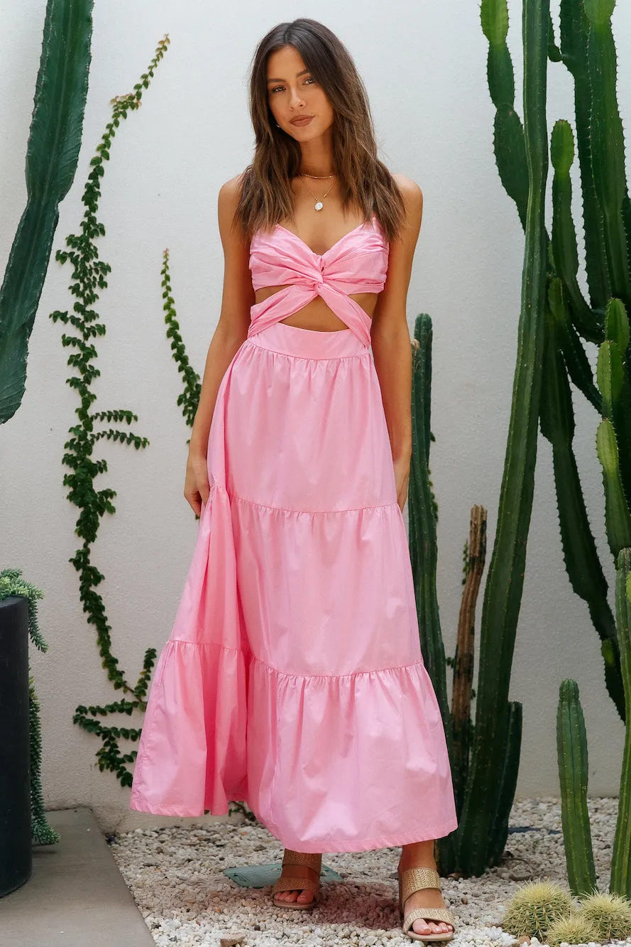 Best Belief Maxi Dress Pink sold by Fortunate One product image thumbnail 2