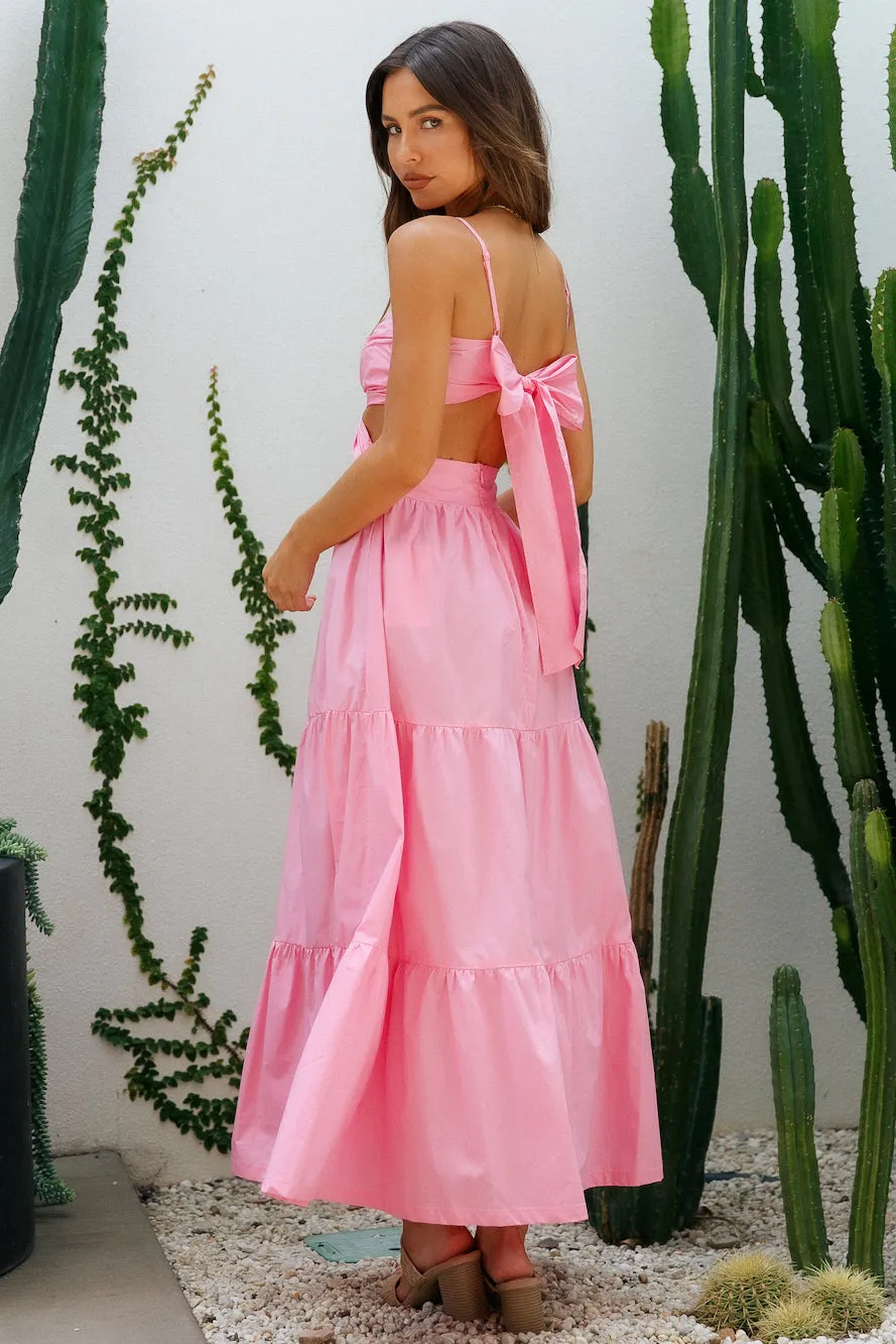 Best Belief Maxi Dress Pink sold by Fortunate One product image thumbnail 5