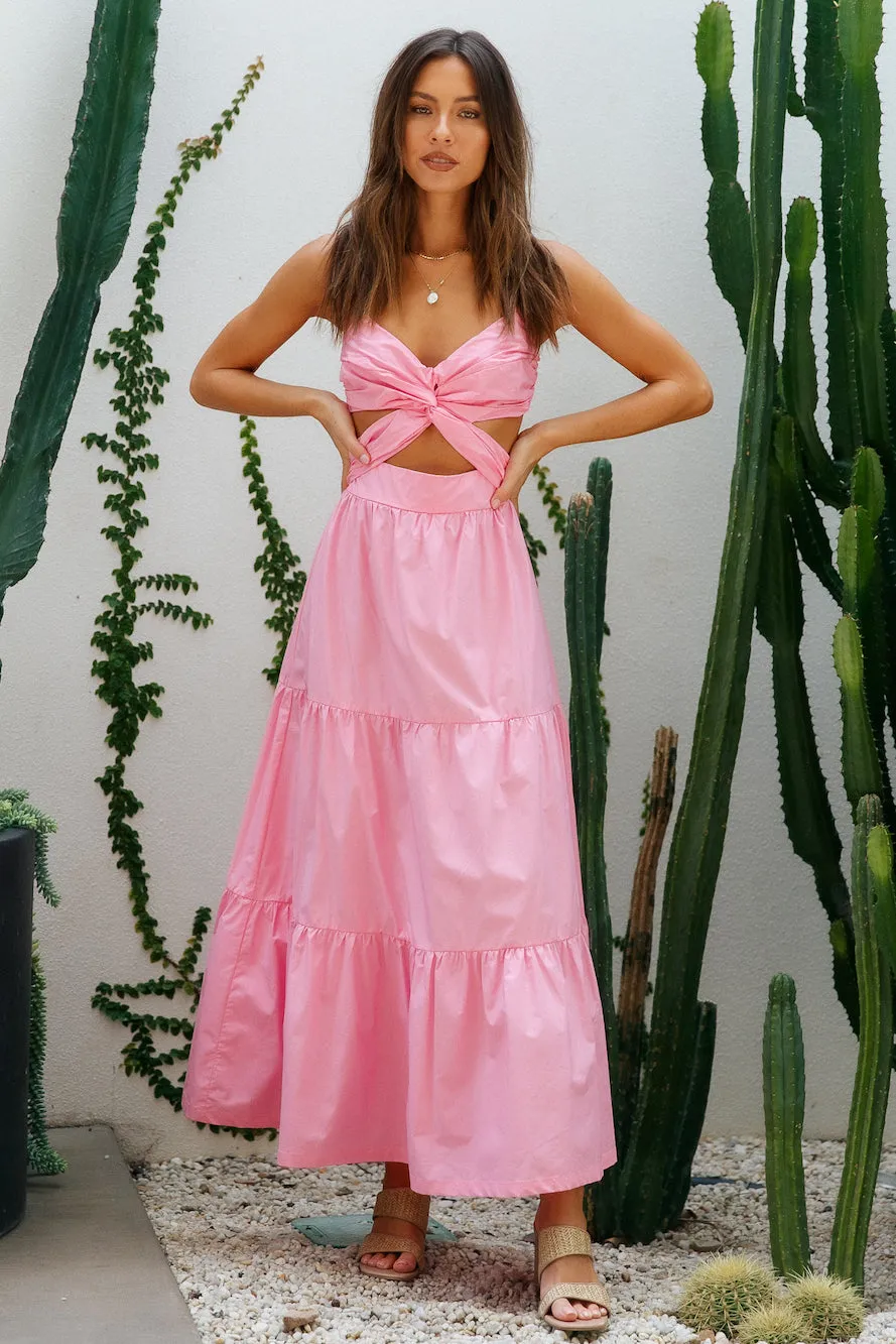 Best Belief Maxi Dress Pink sold by Fortunate One