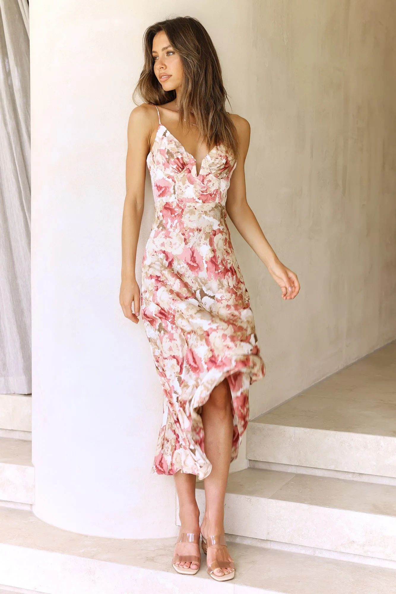 Love All The Ways Maxi Dress Pink sold by Fortunate One product image thumbnail 2