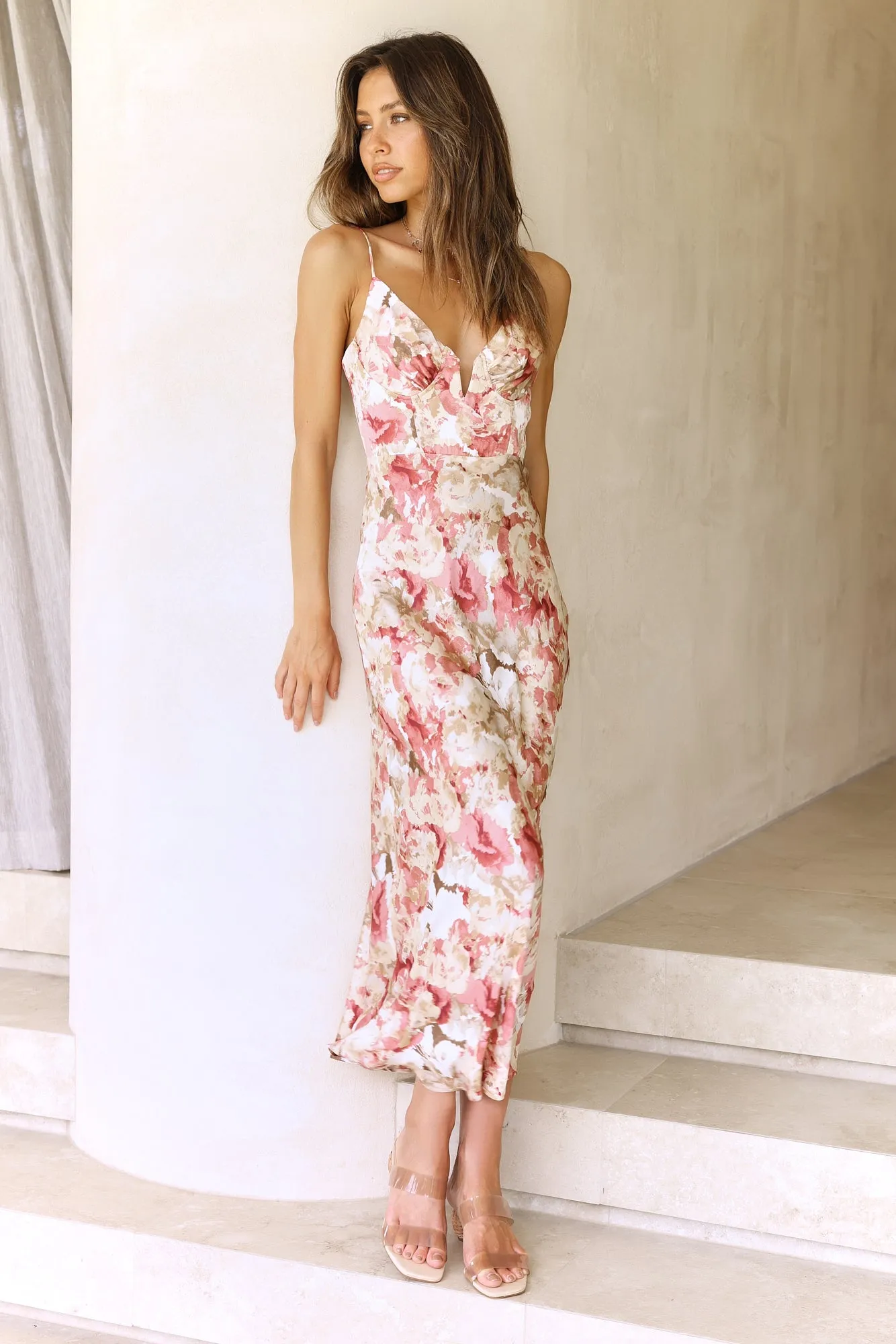 Love All The Ways Maxi Dress Pink sold by Fortunate One product image thumbnail 3