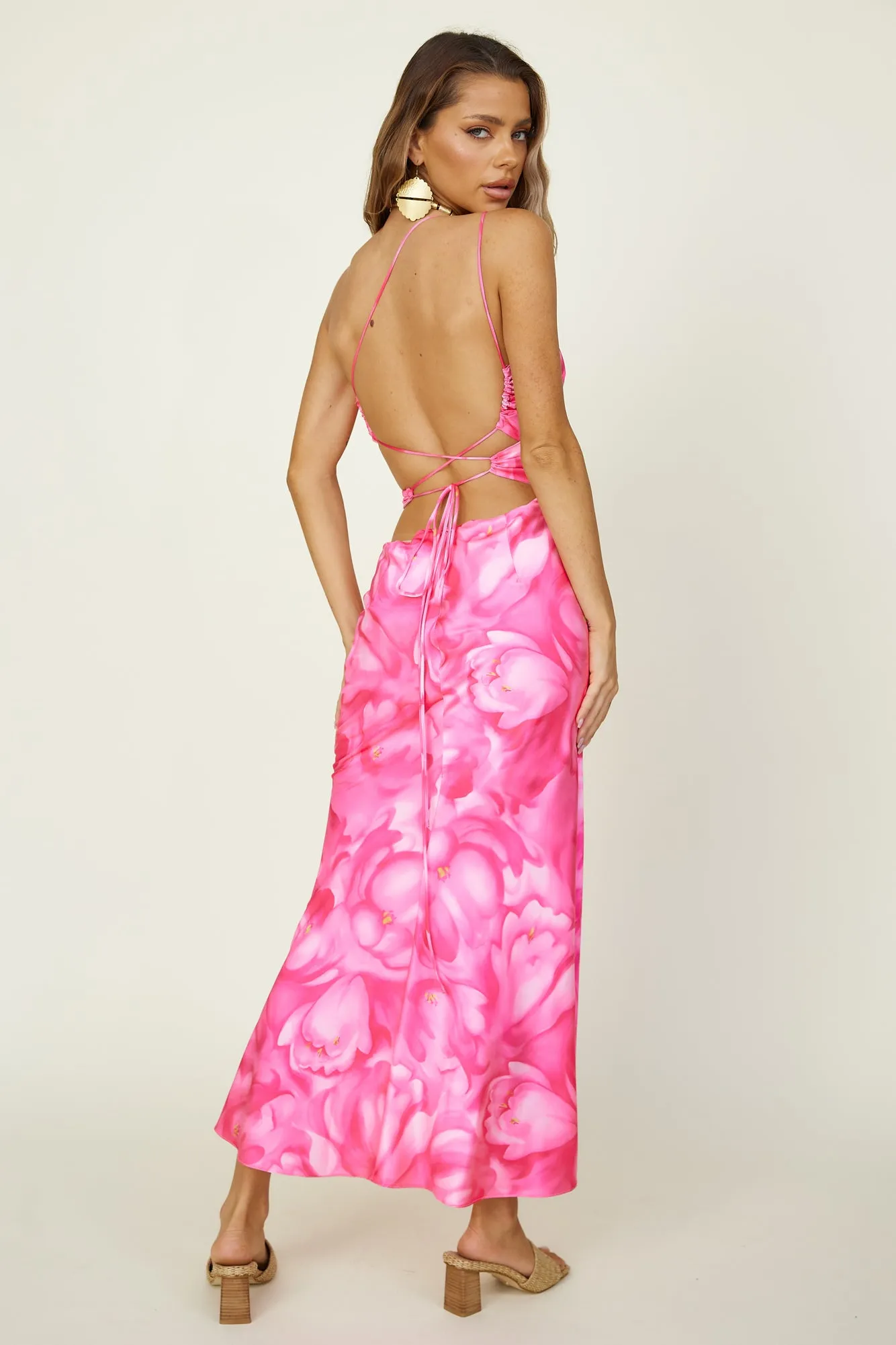 Oceans Apart Maxi Dress Pink sold by Fortunate One product image thumbnail 5