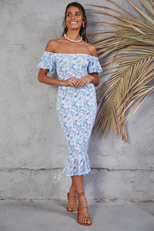 Bluebell Midi Dress sold by Fortunate One
