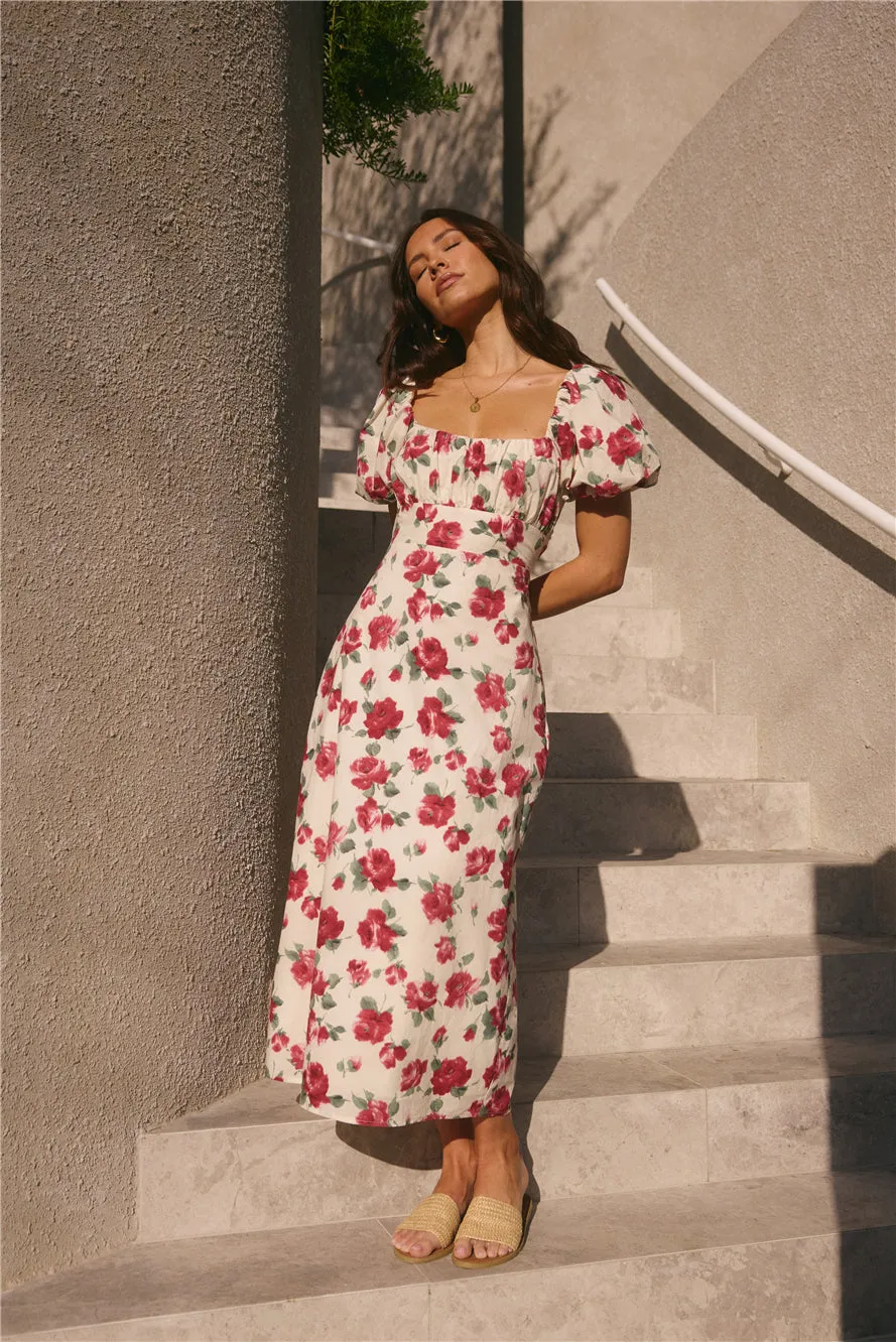 Rosalie Midi Dress Pink sold by Fortunate One product image thumbnail 3