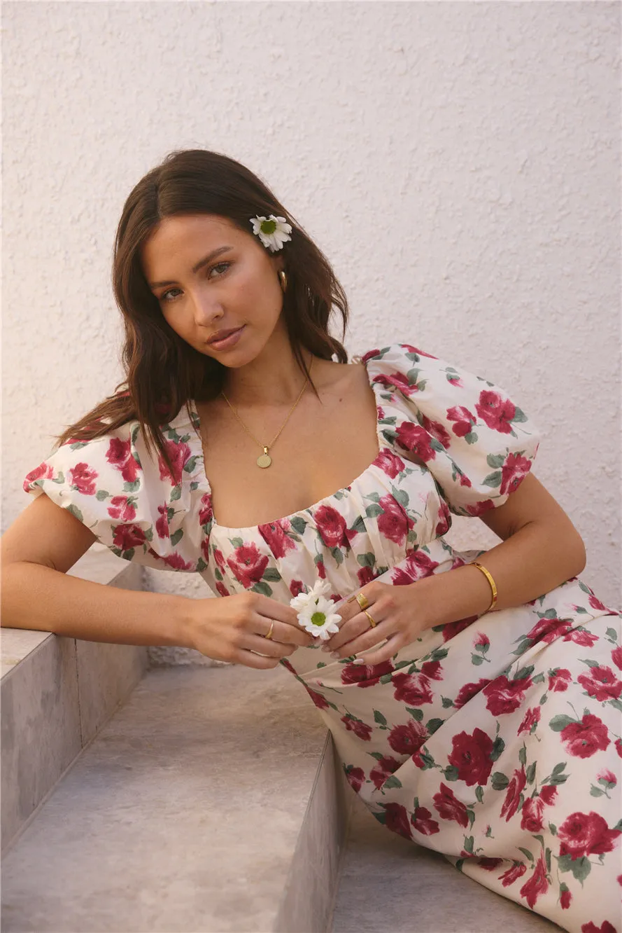 Rosalie Midi Dress Pink sold by Fortunate One product image thumbnail 4