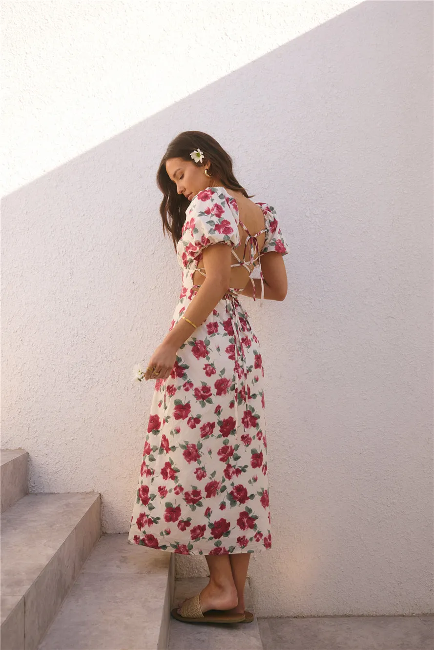 Rosalie Midi Dress Pink sold by Fortunate One product image thumbnail 2