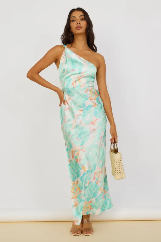 Last Time Maxi Dress Green sold by Fortunate One