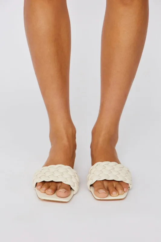 BILLINI Vita Slides Bone sold by Fortunate One