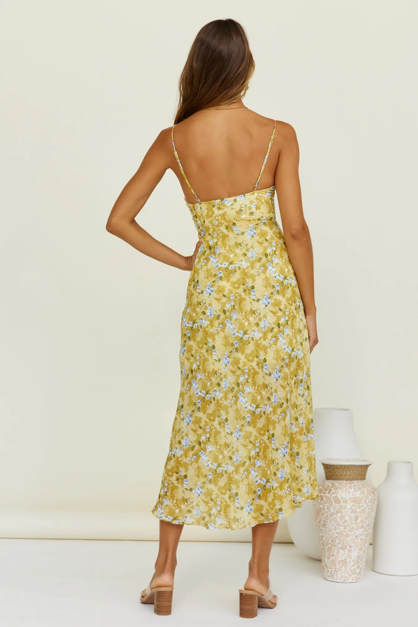 Moment With You Maxi Dress Yellow sold by Fortunate One product image thumbnail 5