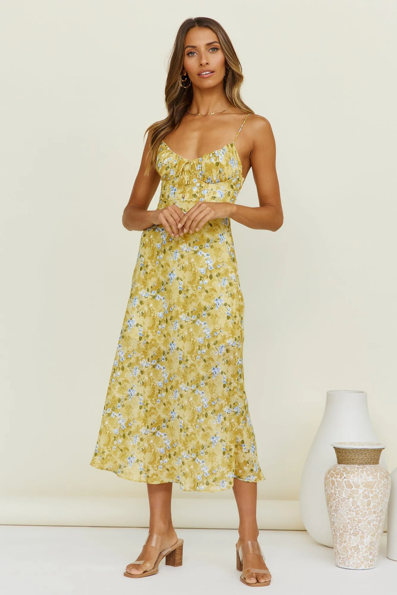 Moment With You Maxi Dress Yellow sold by Fortunate One product image thumbnail 2