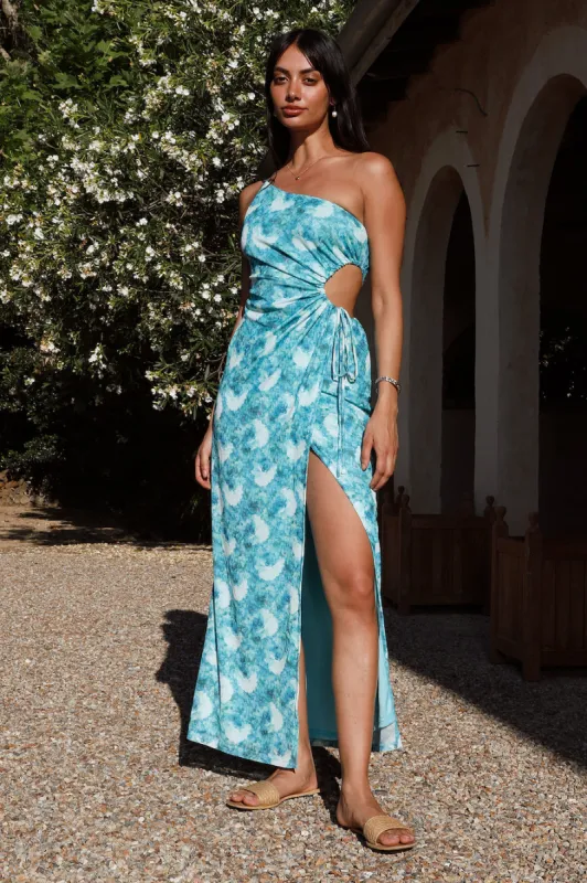 Utopia Mesh Maxi Dress Green sold by Fortunate One