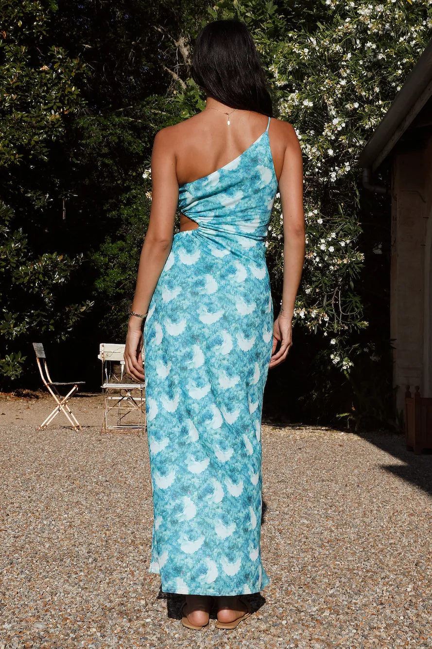 Utopia Mesh Maxi Dress Green sold by Fortunate One product image thumbnail 5