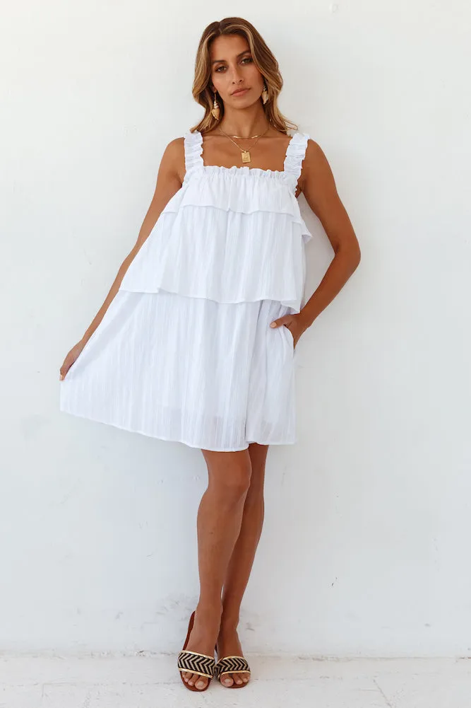 Gypsy Queen Dress White sold by Fortunate One product image thumbnail 5