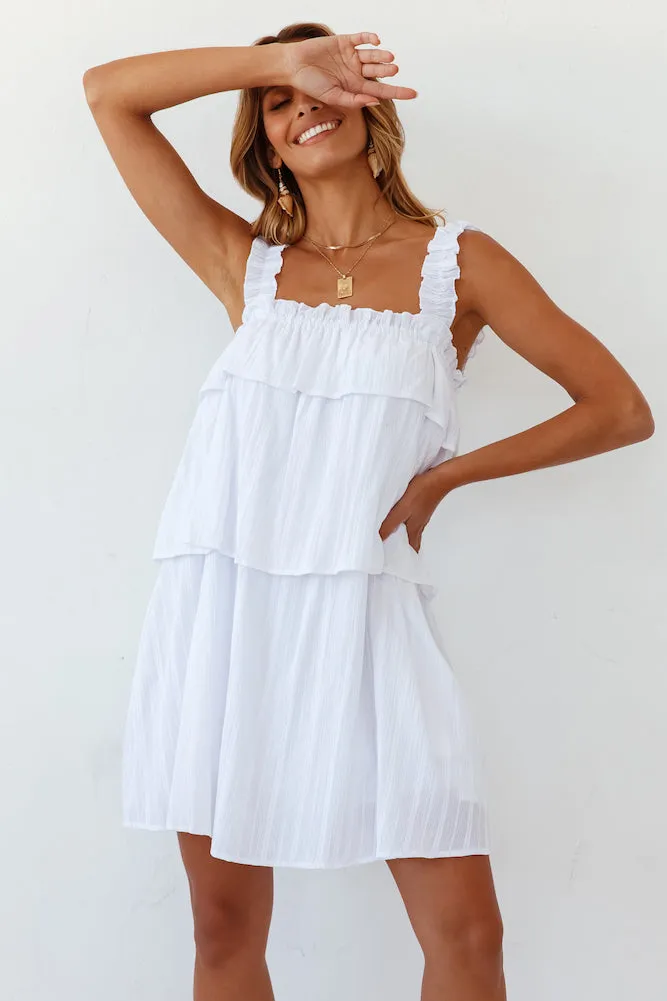 Gypsy Queen Dress White sold by Fortunate One product image thumbnail 4