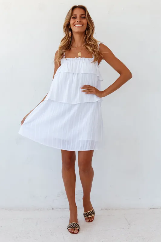 Gypsy Queen Dress White sold by Fortunate One