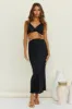 Tropical Nights Crop Top Black sold by Fortunate One
