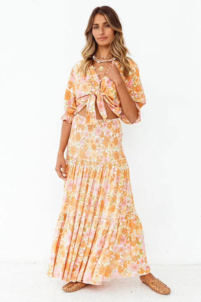 Alcala Maxi Skirt sold by Fortunate One product image thumbnail 4