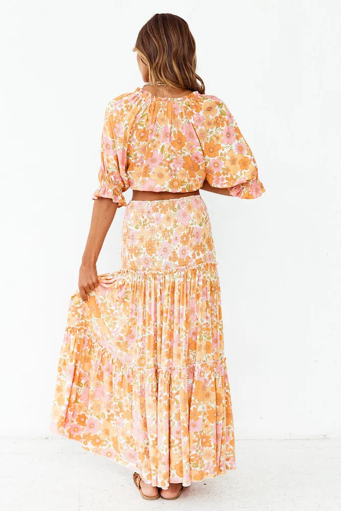 Alcala Maxi Skirt sold by Fortunate One product image thumbnail 5