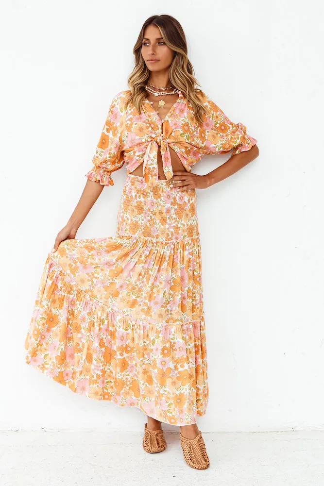 Alcala Maxi Skirt sold by Fortunate One product image thumbnail 3