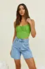 You And Me Crop Top Green sold by Fortunate One