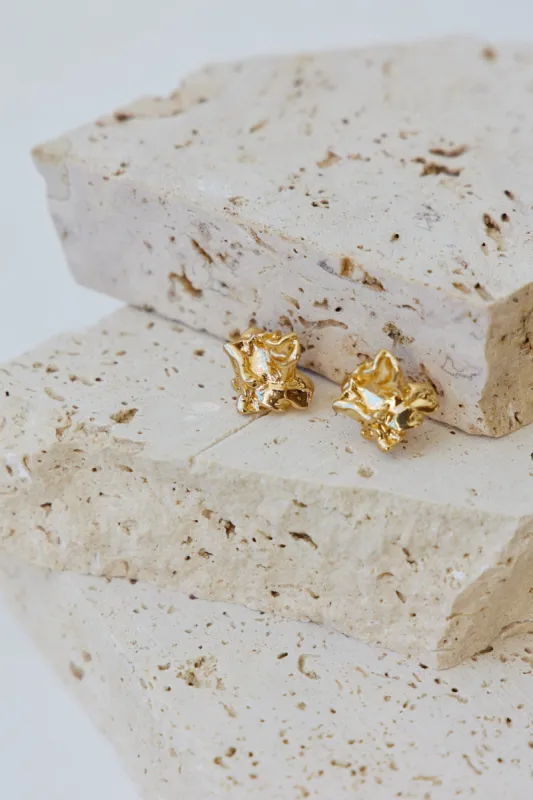 Ateas Earrings Gold sold by Fortunate One